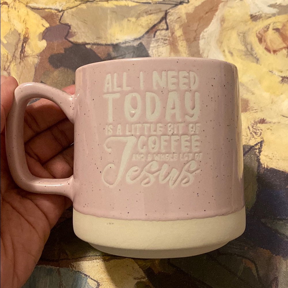 Pink Ceramic Coffee Mug